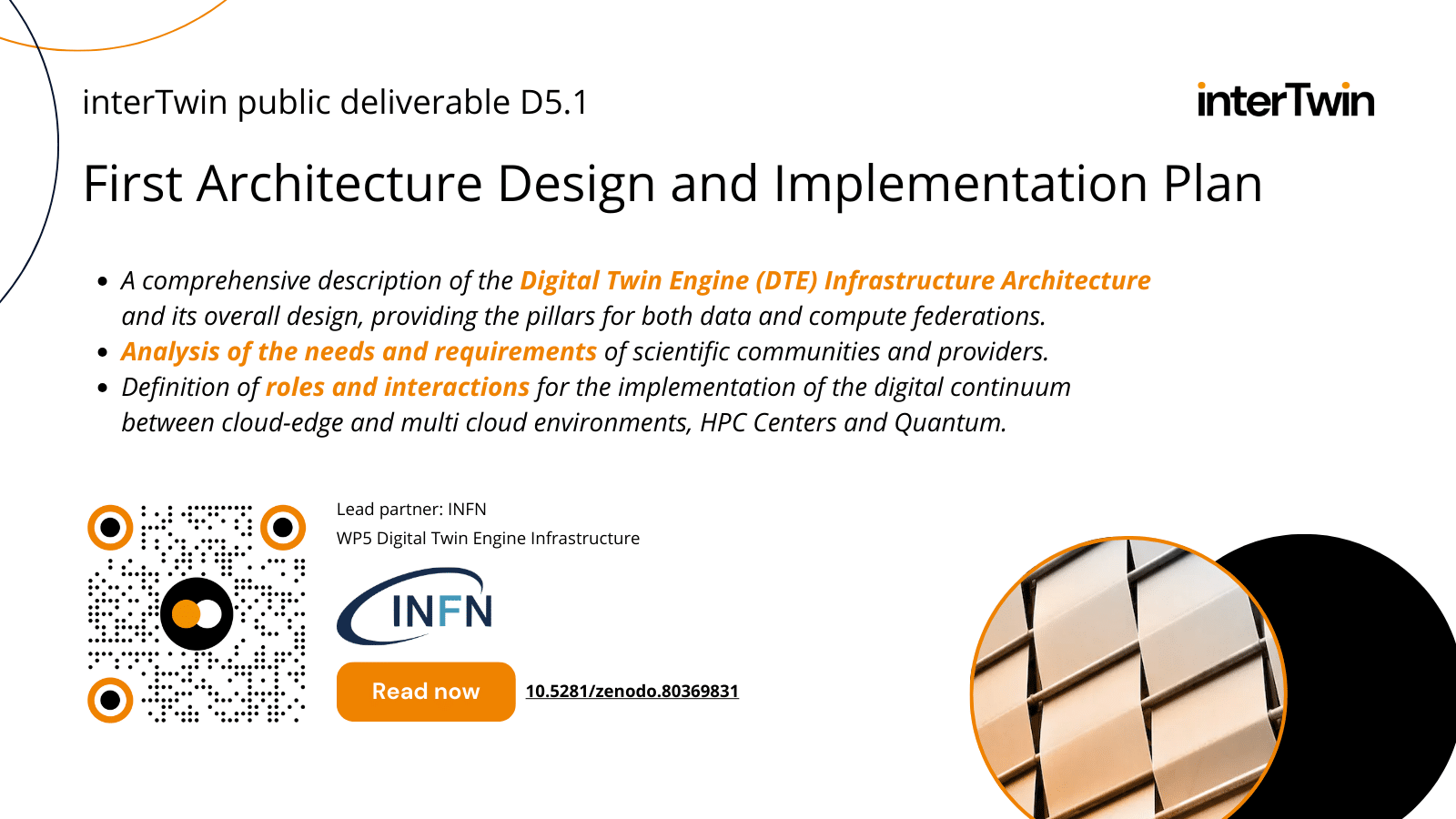 D5.1 First Architecture design and Implementation Plan - interTwin project